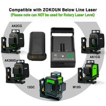 Cargar imagen en el visor de la galería, ZOKOUN Lithium-ion Battery Charger External Power Charging Case for 3.7V 5200mAh AK360G/ AK2CG/ AK1CG Laser Levels