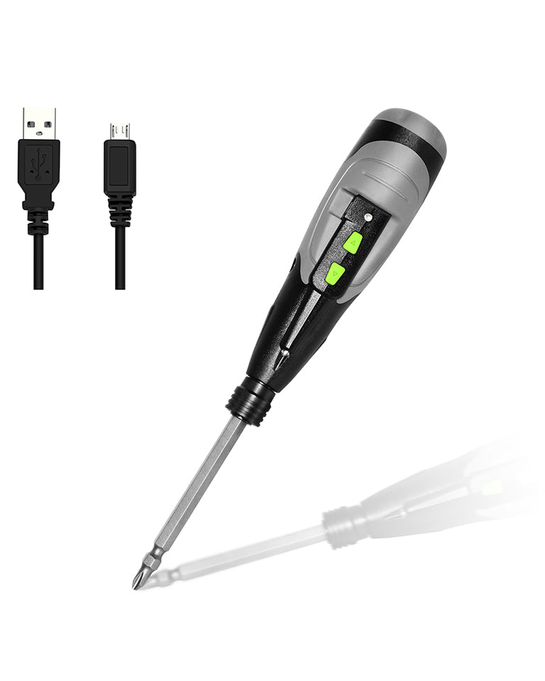 Zokoun Auto and Manual Portable Screwdriver, Suitable for Outdoor and Daily Repair Tools, The Best Tool Gift for a Man, Rechargeable 3.6V Lithium Ion Battery with USB Charging (KCS219)