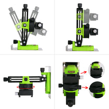 Load image into Gallery viewer, Zokoun Laser Level Fine-Tuning Wall Bracket Strong Magnetic Pivoting Hanging Base with 360° Adjustable Clip for 3D Line Laser (LB07 Plus)