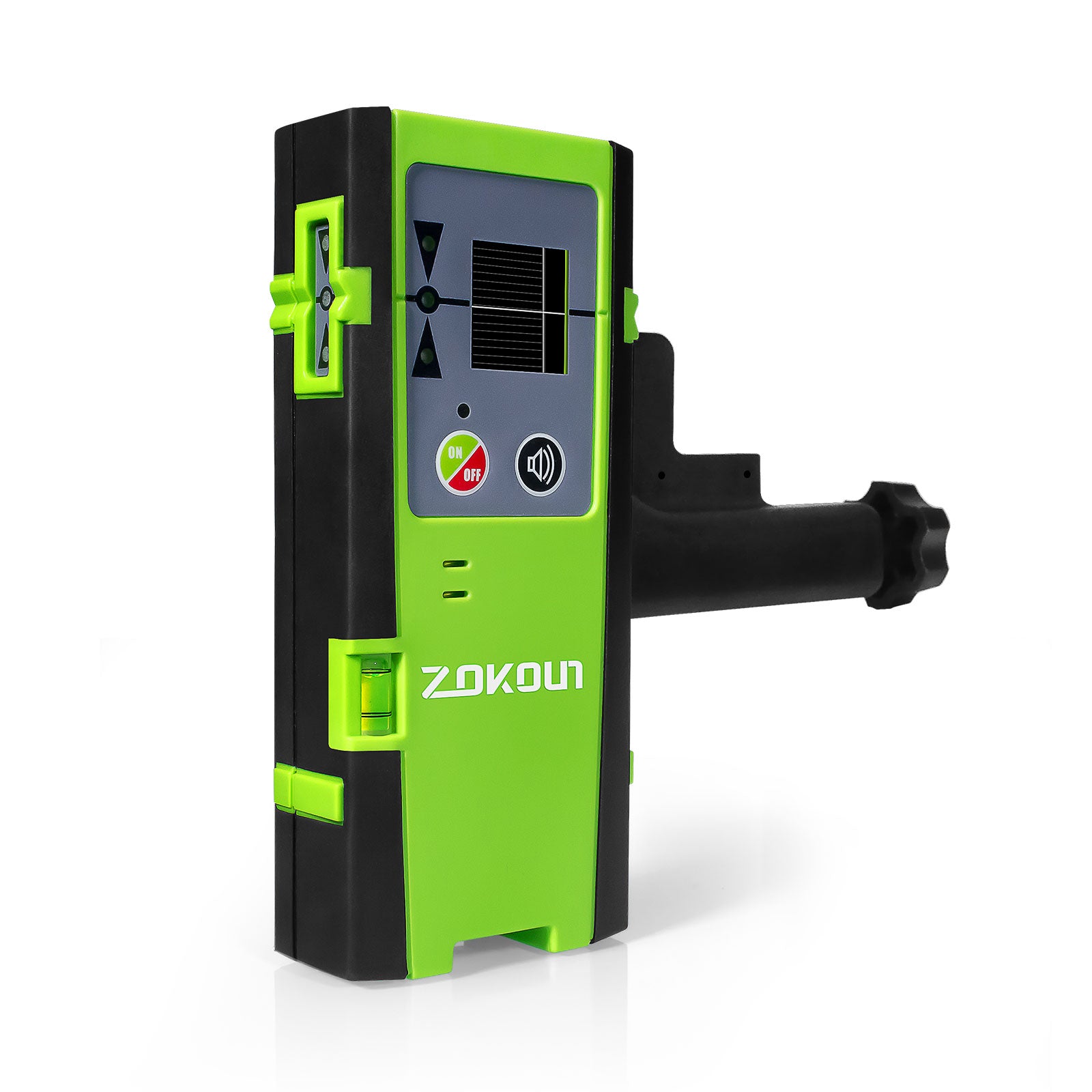 Zokoun DC12G laser receiver ONLY use with Zokoun Line Laser Level(AK1CG/AK2CG/AK360G, IE12/IE16/IE16R, 93T/GF120),50m/164ft (Turn on) Outdoor Pulse Mode
