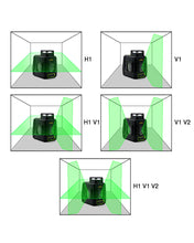 Load image into Gallery viewer, Zokoun 360 Cross Line Laser, Self-Leveling Green Beam Laser Level Dual Plane Leveling and Alignment Line Laser Level -One 360° Vertical Line -Magnetic Pivoting (AK1CG)
