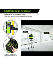 Load image into Gallery viewer, Zokoun DC12G laser receiver ONLY use with Zokoun Line Laser Level(AK1CG/AK2CG/AK360G, IE12/IE16/IE16R, 93T/GF120),50m/164ft (Turn on) Outdoor Pulse Mode