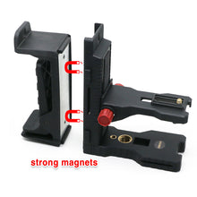 Load image into Gallery viewer, Zokoun Multifunctional Magnetic Bracket with Spring Clip Laser Level-Alternative to A Standard 1/4"and 5/8"Thread, Fully-Adjustable Magnetic Pivoting Base to 360 Degree for Wall & Ceiling Mount(LB02)