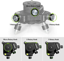 Load image into Gallery viewer, ZOKOUN 360 Adjustment Metal Rotation Tripod Bracket Base Pedestal For 5/8" Interface Laser Level For Self Leveling Adjust Height
