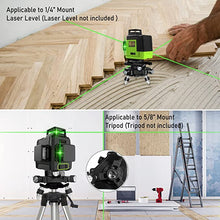 Load image into Gallery viewer, ZOKOUN 360 Adjustment Metal Rotation Tripod Bracket Base Pedestal For 5/8" Interface Laser Level For Self Leveling Adjust Height