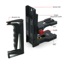 Load image into Gallery viewer, Zokoun Multifunctional Magnetic Bracket with Spring Clip Laser Level-Alternative to A Standard 1/4&quot;and 5/8&quot;Thread, Fully-Adjustable Magnetic Pivoting Base to 360 Degree for Wall &amp; Ceiling Mount(LB02)
