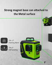 Load image into Gallery viewer, ZOKOUN 93T-2 3D Green Line Laser
