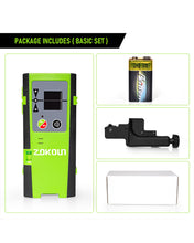 Загрузить изображение в средство просмотра галереи, Zokoun DC12G laser receiver ONLY use with Zokoun Line Laser Level(AK1CG/AK2CG/AK360G, IE12/IE16/IE16R, 93T/GF120),50m/164ft (Turn on) Outdoor Pulse Mode
