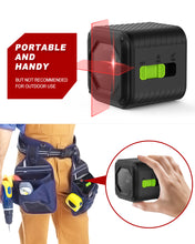Загрузить изображение в средство просмотра галереи, Zokoun Red beam Laser Level, Cross Line Laser with Magnetic Bracket, Self-Leveling Vertical and Horizontal Line, Rotatable 360 Degree, NOT recommended for outdoor use(MD02RS PLUS-Red)
