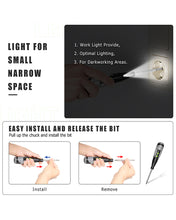 Load image into Gallery viewer, Zokoun Auto and Manual Portable Screwdriver, Suitable for Outdoor and Daily Repair Tools, The Best Tool Gift for a Man, Rechargeable 3.6V Lithium Ion Battery with USB Charging (KCS219)
