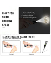 Lade das Bild in den Galerie-Viewer, Zokoun Auto and Manual Portable Screwdriver, Suitable for Outdoor and Daily Repair Tools, The Best Tool Gift for a Man, Rechargeable 3.6V Lithium Ion Battery with USB Charging (KCS219)
