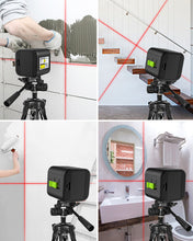 Загрузить изображение в средство просмотра галереи, Zokoun Red beam Laser Level, Cross Line Laser with Magnetic Bracket, Self-Leveling Vertical and Horizontal Line, Rotatable 360 Degree, NOT recommended for outdoor use(MD02RS PLUS-Red)
