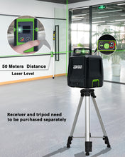 Załaduj obraz do przeglądarki galerii, Zokoun 360 Cross Line Laser, Self-Leveling Green Beam Laser Level Dual Plane Leveling and Alignment Line Laser Level -One 360° Vertical Line -Magnetic Pivoting (AK1CG)
