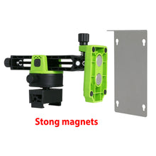 Загрузить изображение в средство просмотра галереи, Zokoun Laser Level Fine-Tuning Wall Bracket Strong Magnetic Pivoting Hanging Base with 360° Adjustable Clip for 3D Line Laser (LB07 Plus)
